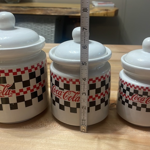 Coca-Cola ceramic canisters - Picture 4 of 10